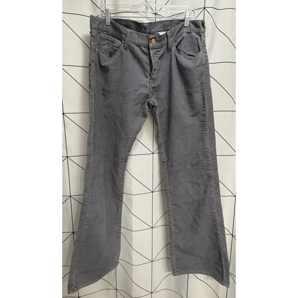 LEVI'S Men's Vintage Skinner Corduroy Jeans 36"W X 32"L Gray Cords Made in USA